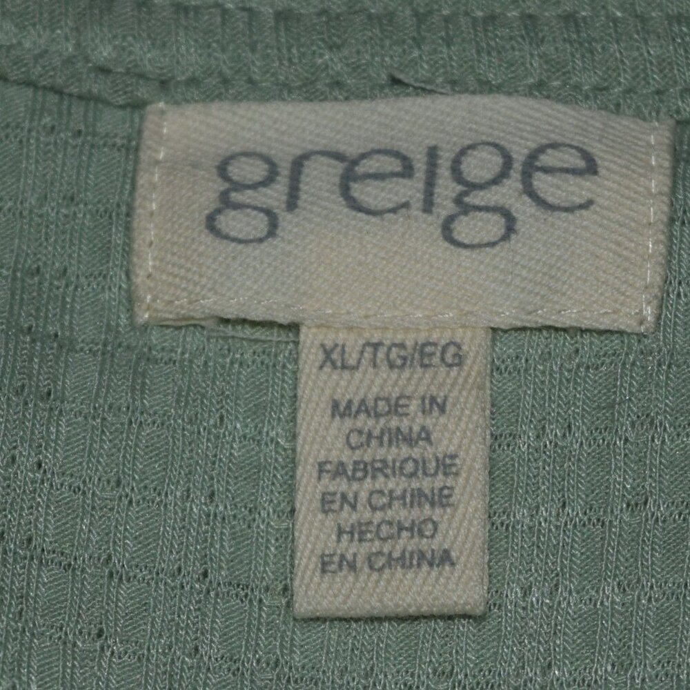 GREIGE Women's Sz XL Sage Tiered Babydoll Swing Dress - EXCELLENT Condition - Picture 4 of 7
